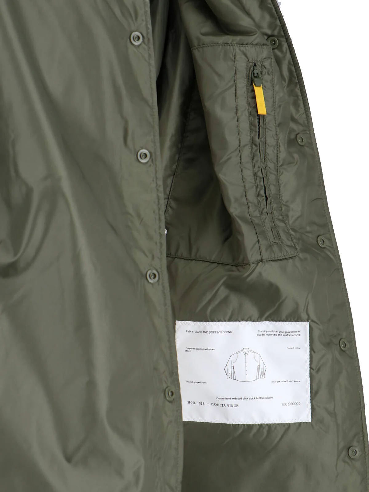 Aspesi Lightweight Polyamide Shirt for Men - Image 5