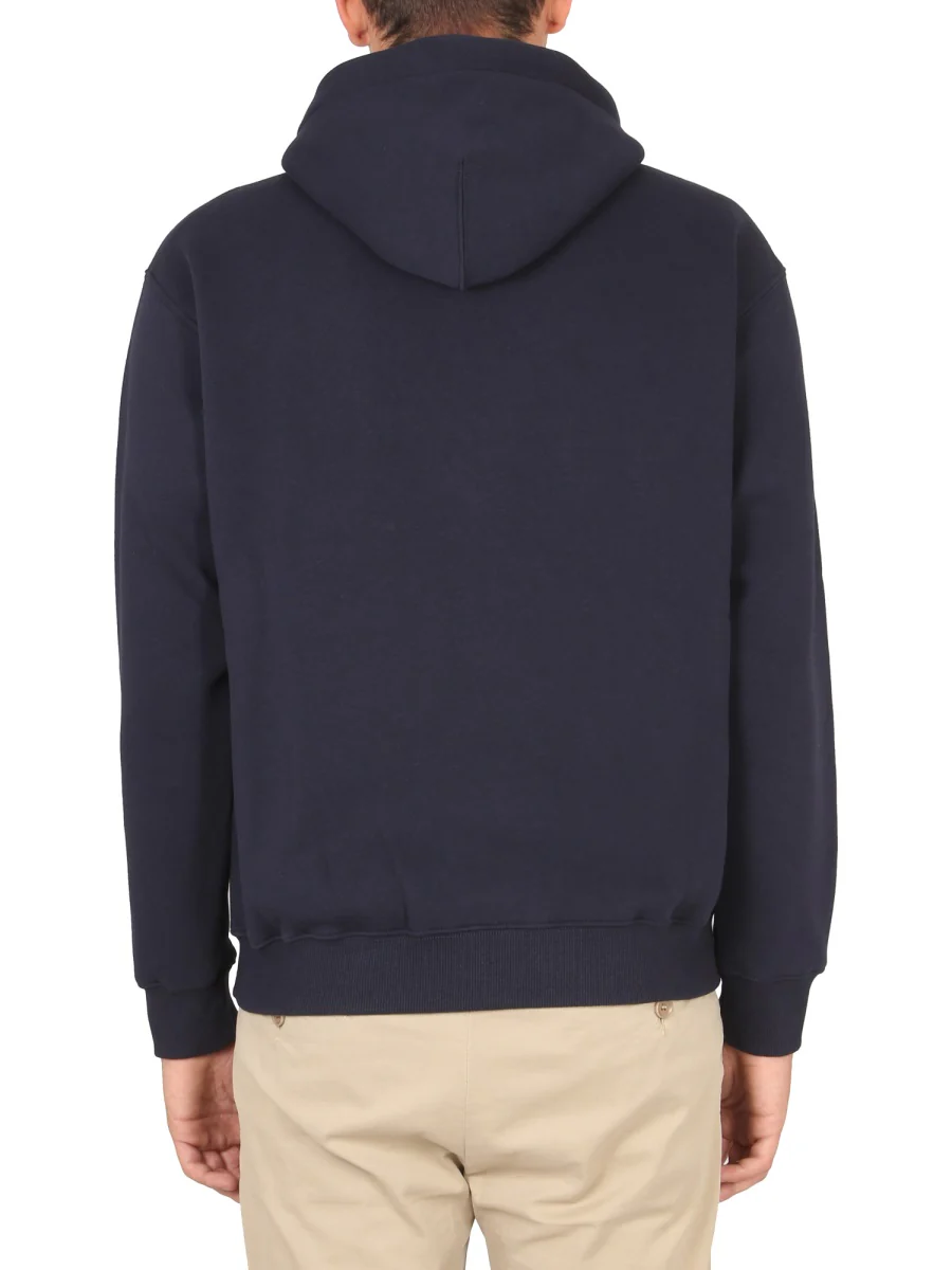 Aspesi Men's Logo-Embroidered Hoodie with Drawstring - Image 3