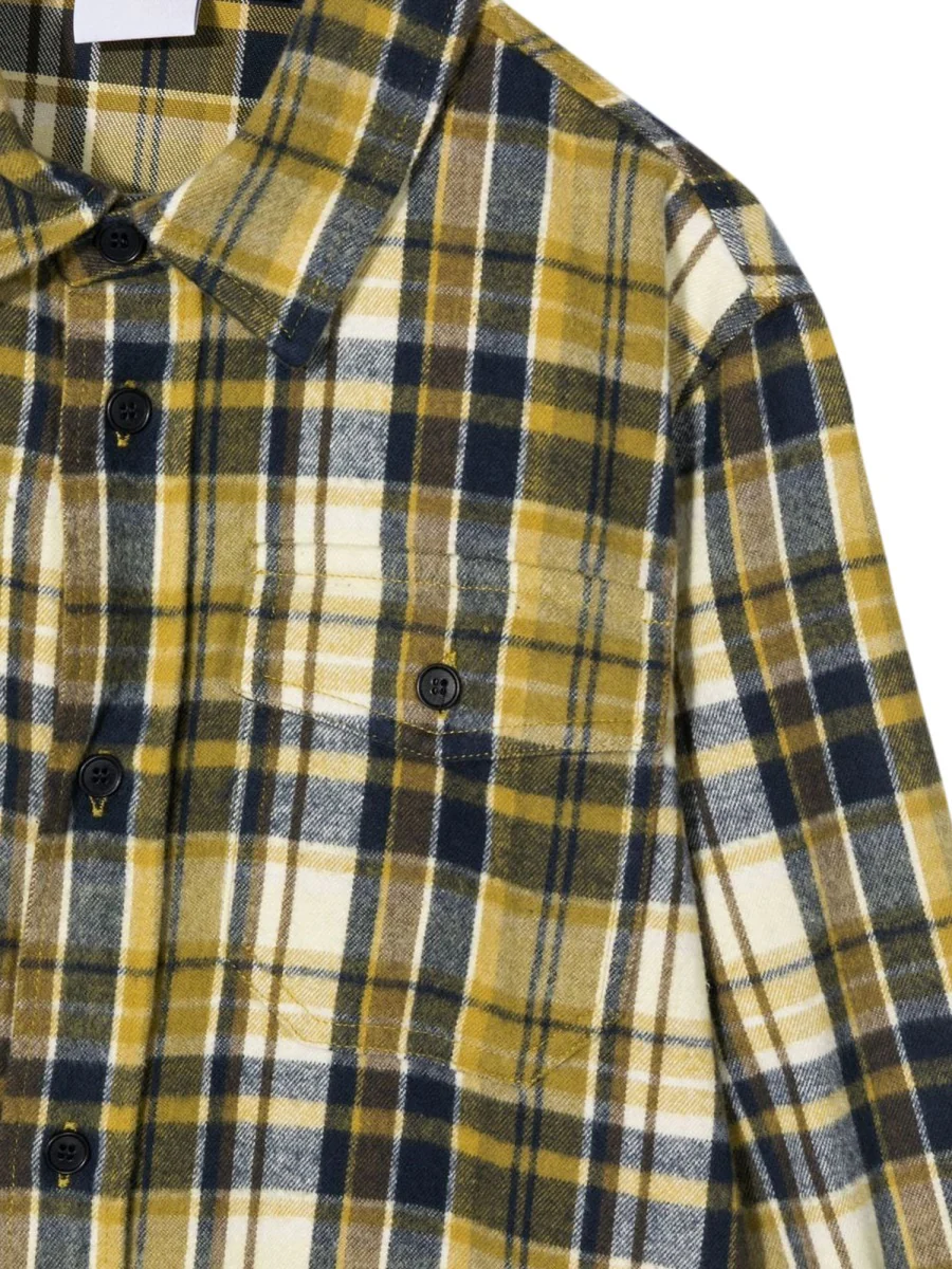 Aspesi Plaid Shirt for Boys - M/L Size - Image 3
