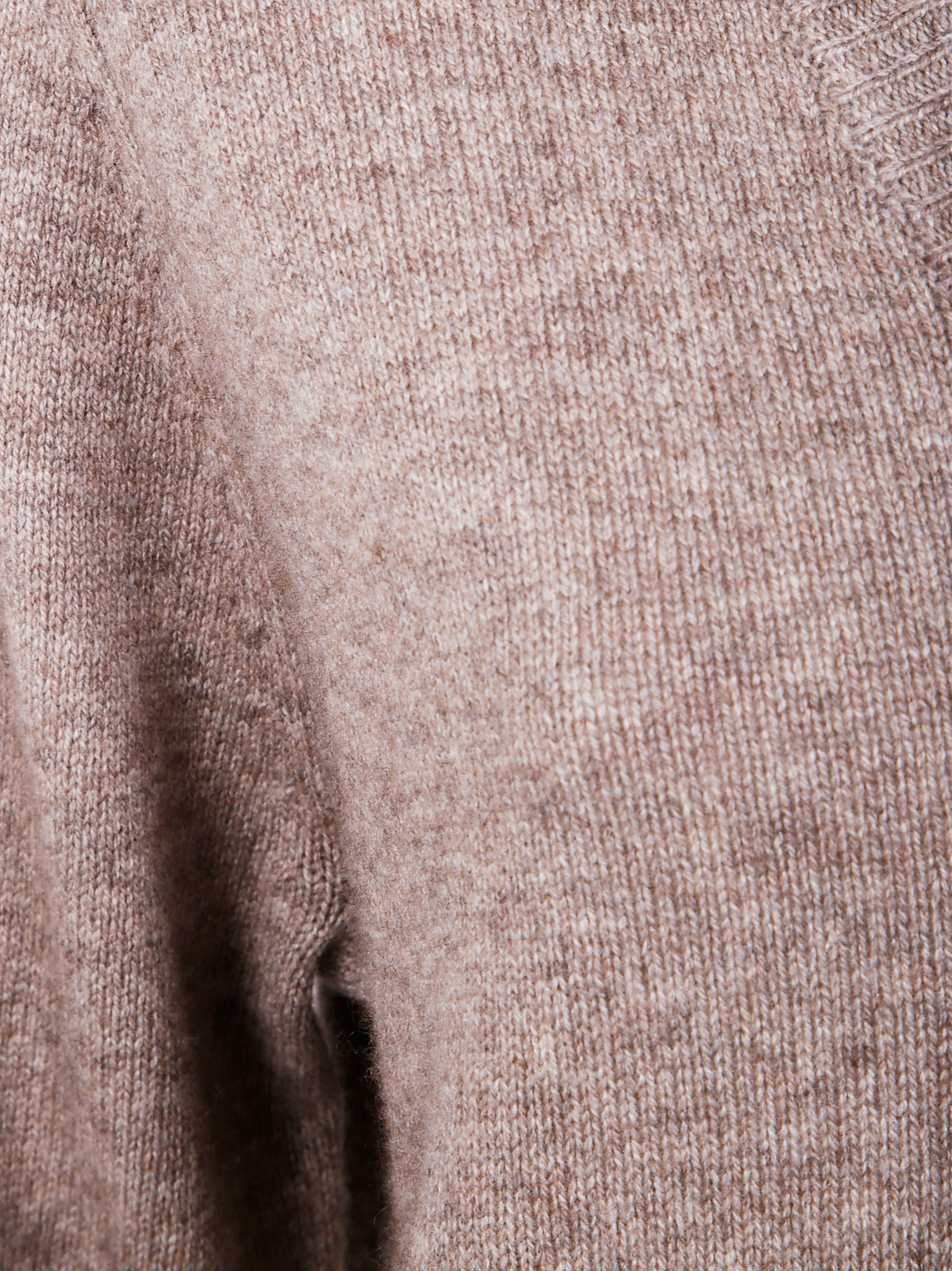 ASPESI Regular Fit Wool-Yak-Cashmere Blend V-Neck Sweater - Image 7