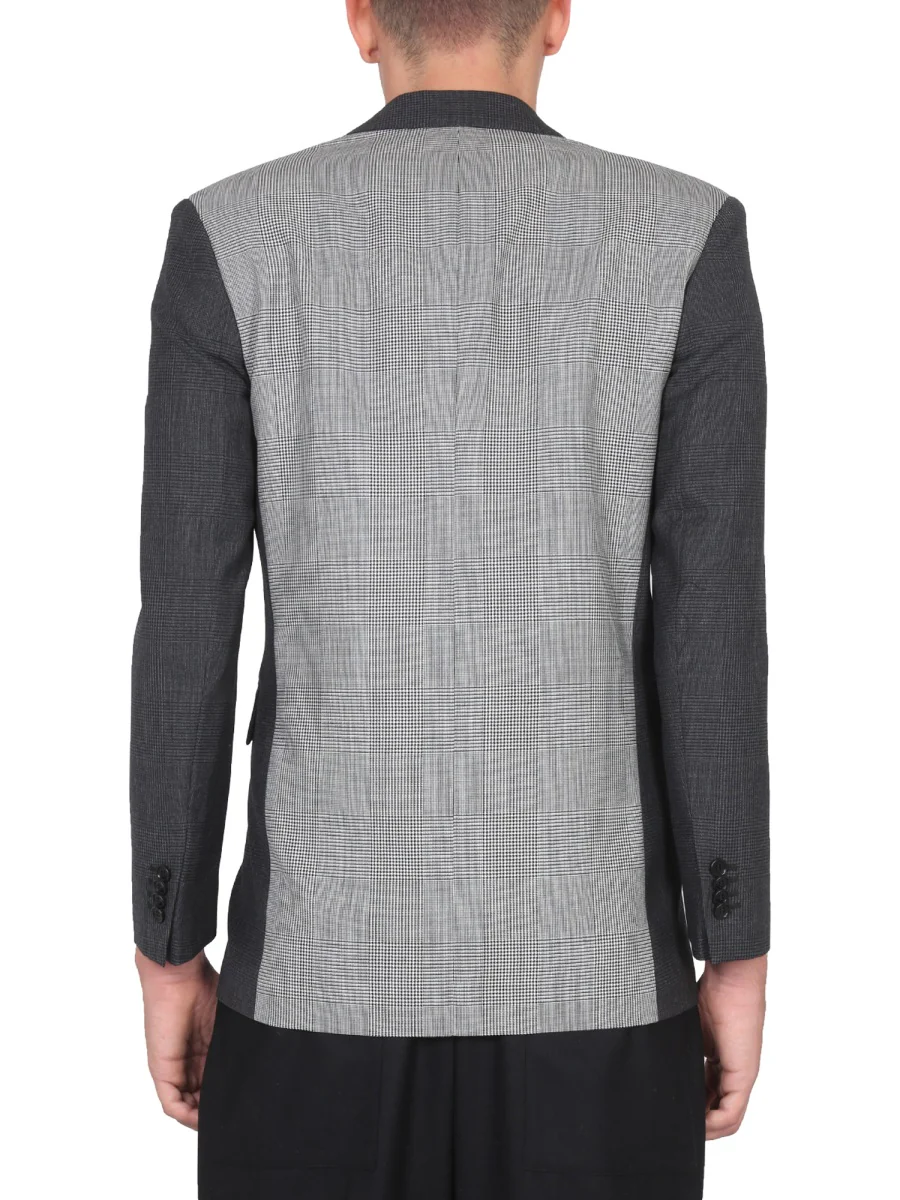 ASPESI Two-tone Single-breasted Blazer - Image 3