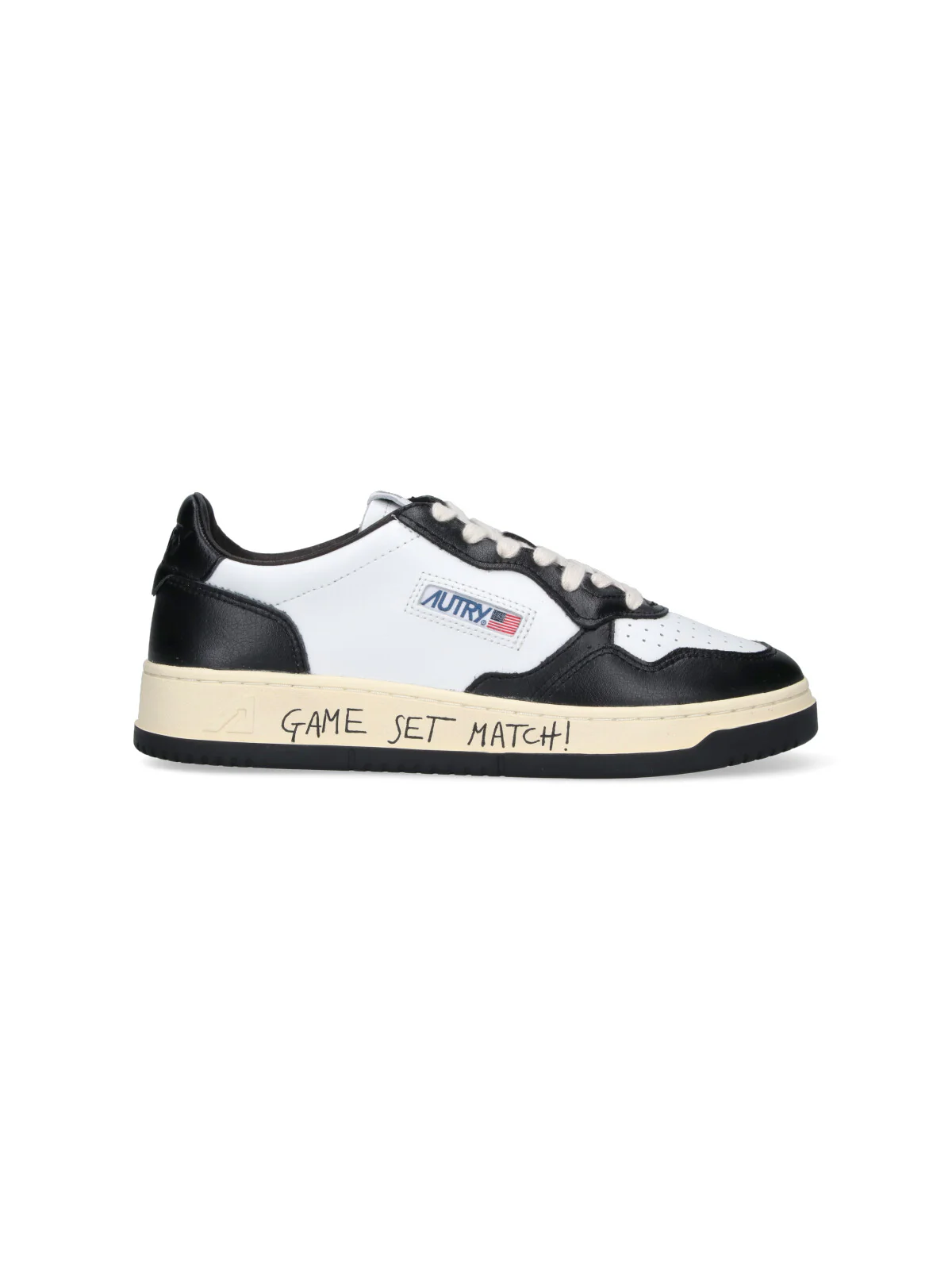 Autry Men’s Classic Leather Low-Top Sneakers - Image 2
