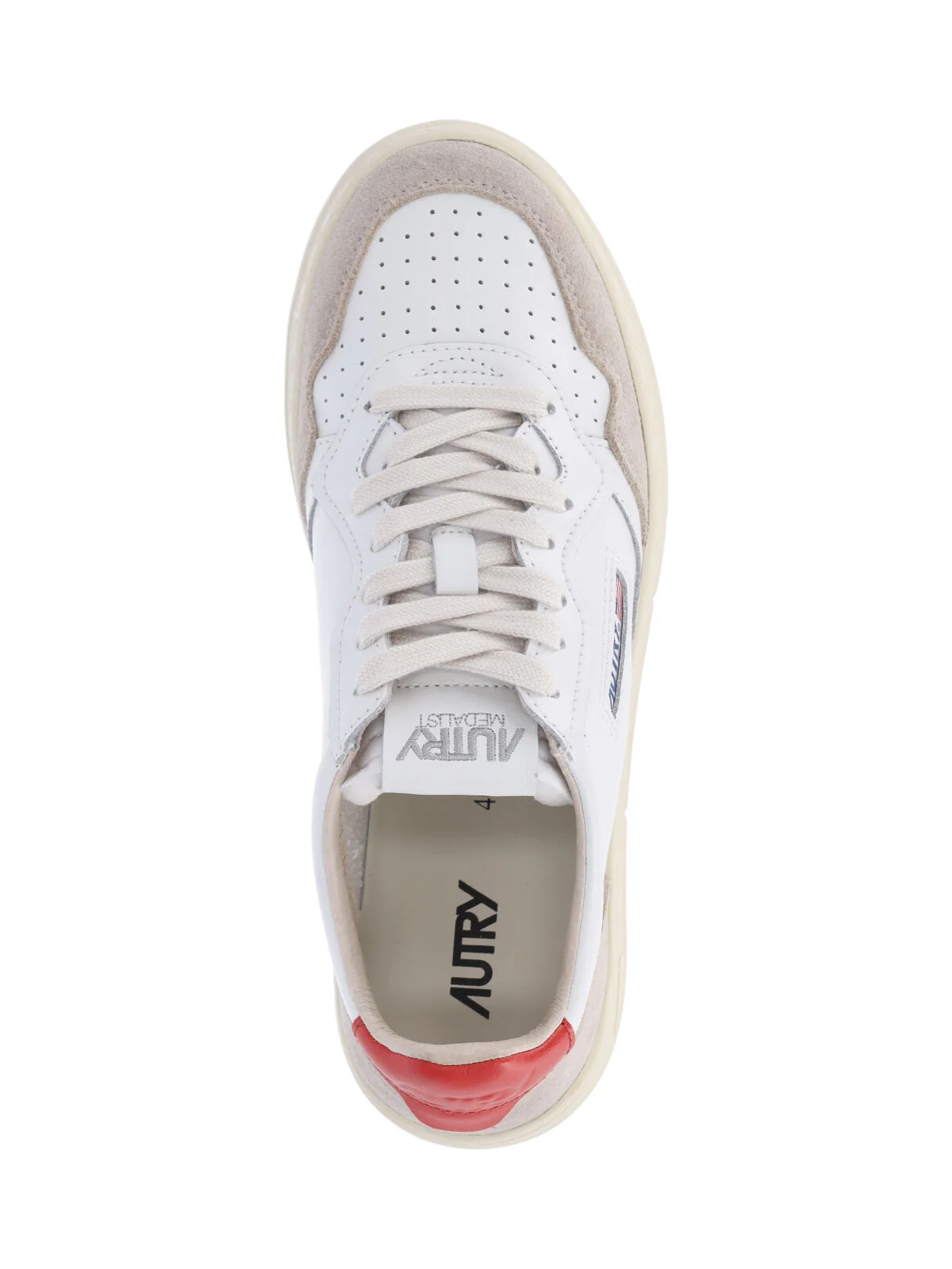 Autry Men’s Leather & Suede Sneakers with Towel Lining - Image 5