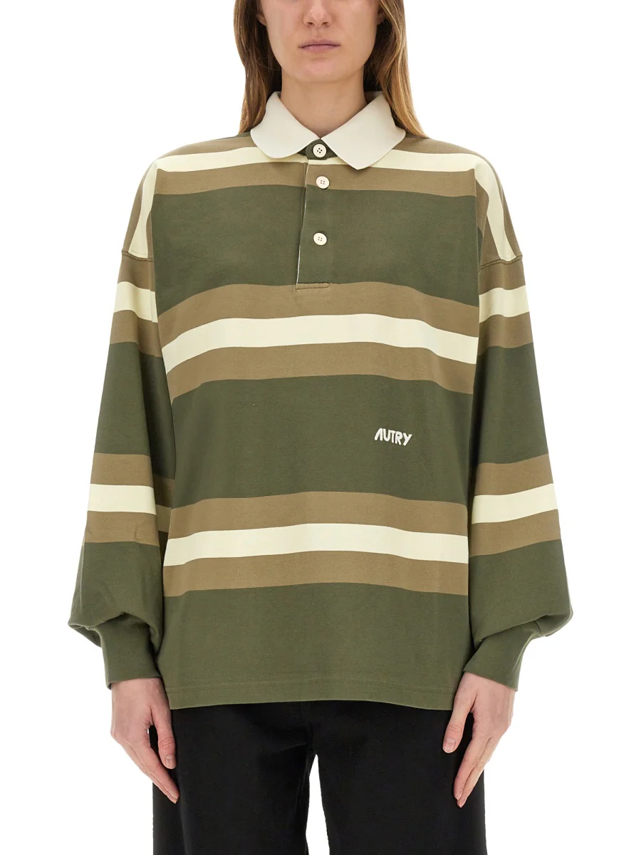 Autry Oversized Striped Polo - Unisex - Image 7
