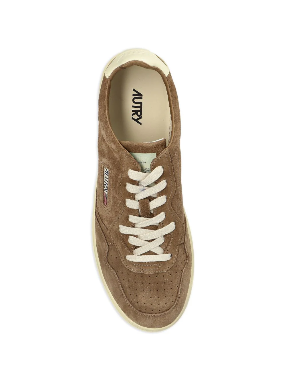Autry Perforated Toe Leather Sneakers for Men - Image 3