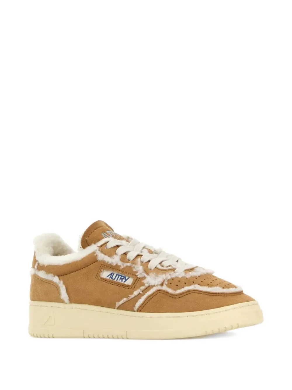 Autry Suede Shearling Sneaker for Women - Image 2