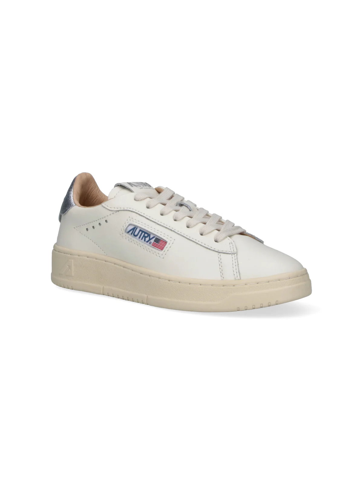 Autry Women’s Leather Sneakers with Towel-Blend Lining - Image 2