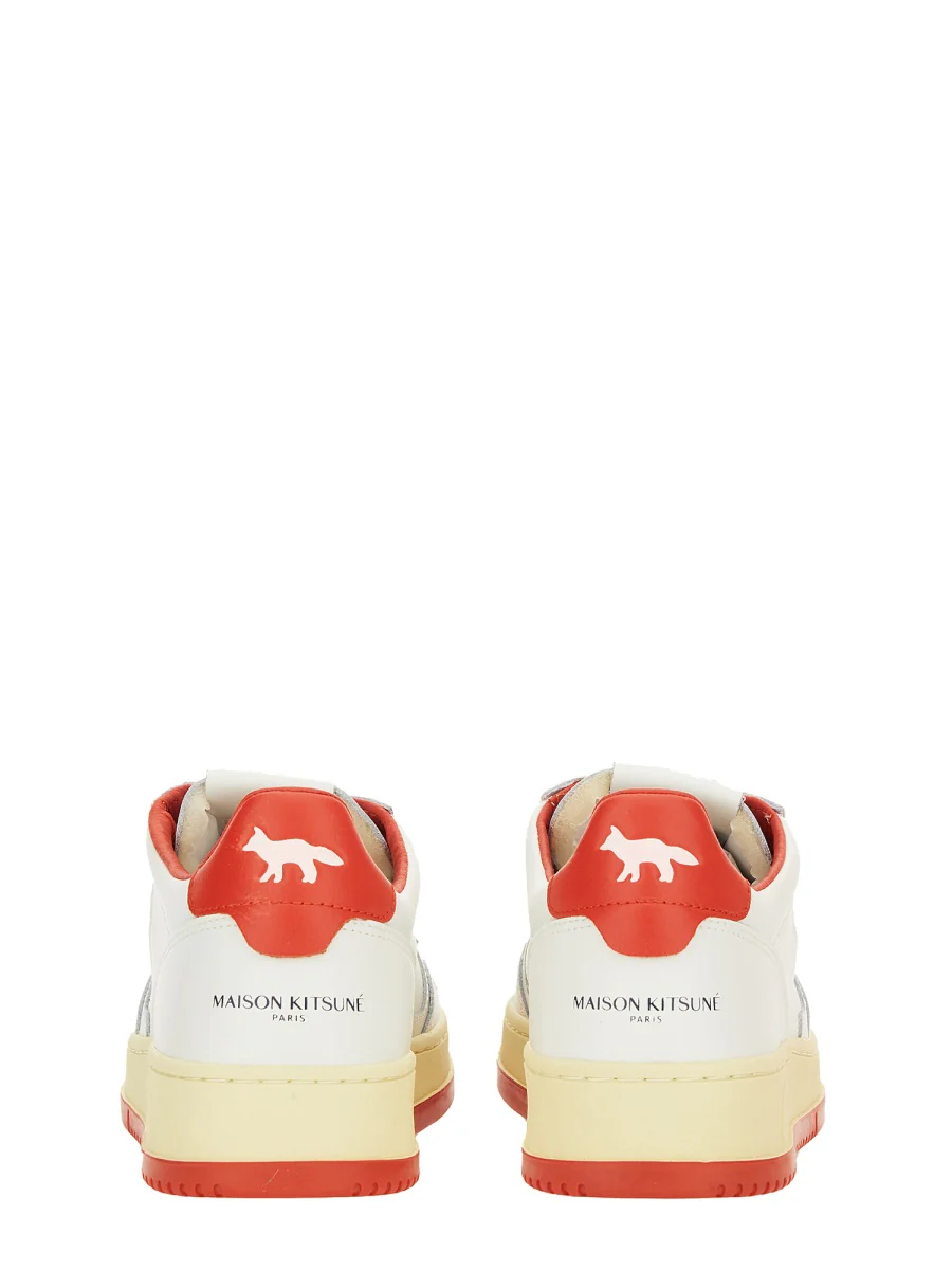 AUTRY X MAISON KITSUNÉ MEDALIST LOW 'MAISON KITSUNÉ' SNEAKERS in LEATHER - Image 3