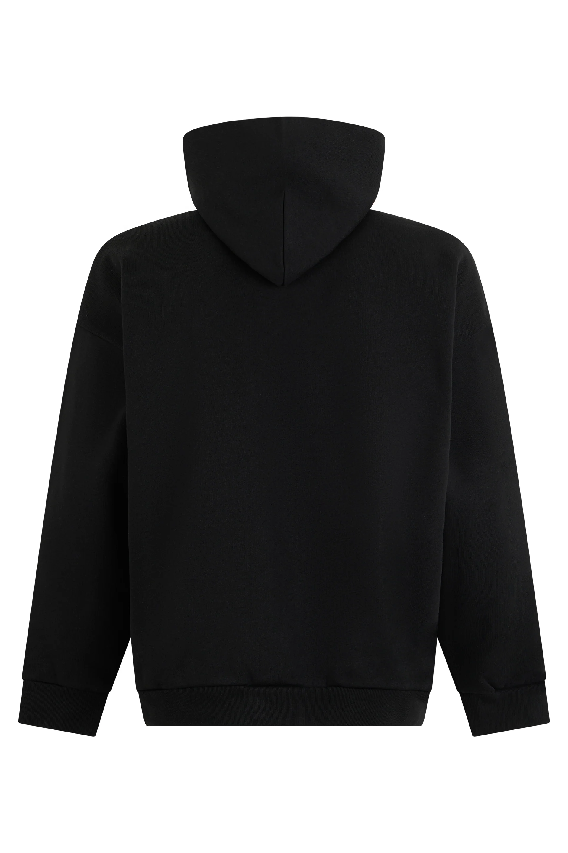Balenciaga Cotton Hooded Sweatshirt with Logo Print - Image 2