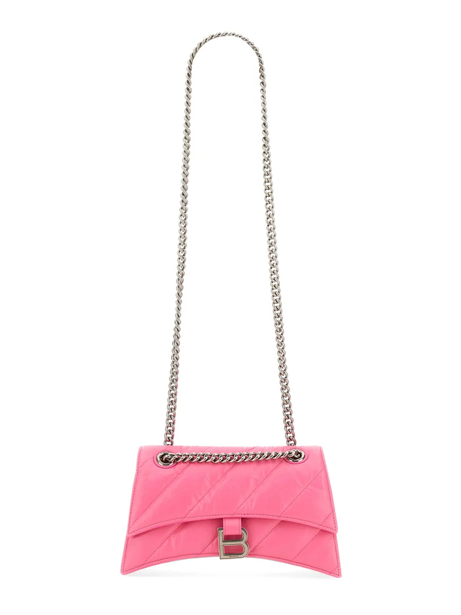 BALENCIAGA Crush Mini Quilted Leather Shoulder Bag - Image 4