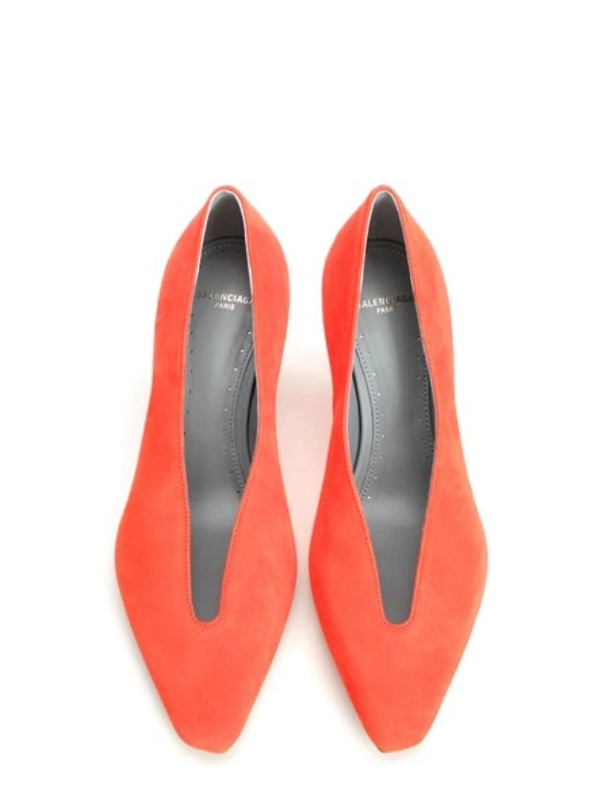Balenciaga Elevated Heeled Goat Leather Shoes for Women - Image 3