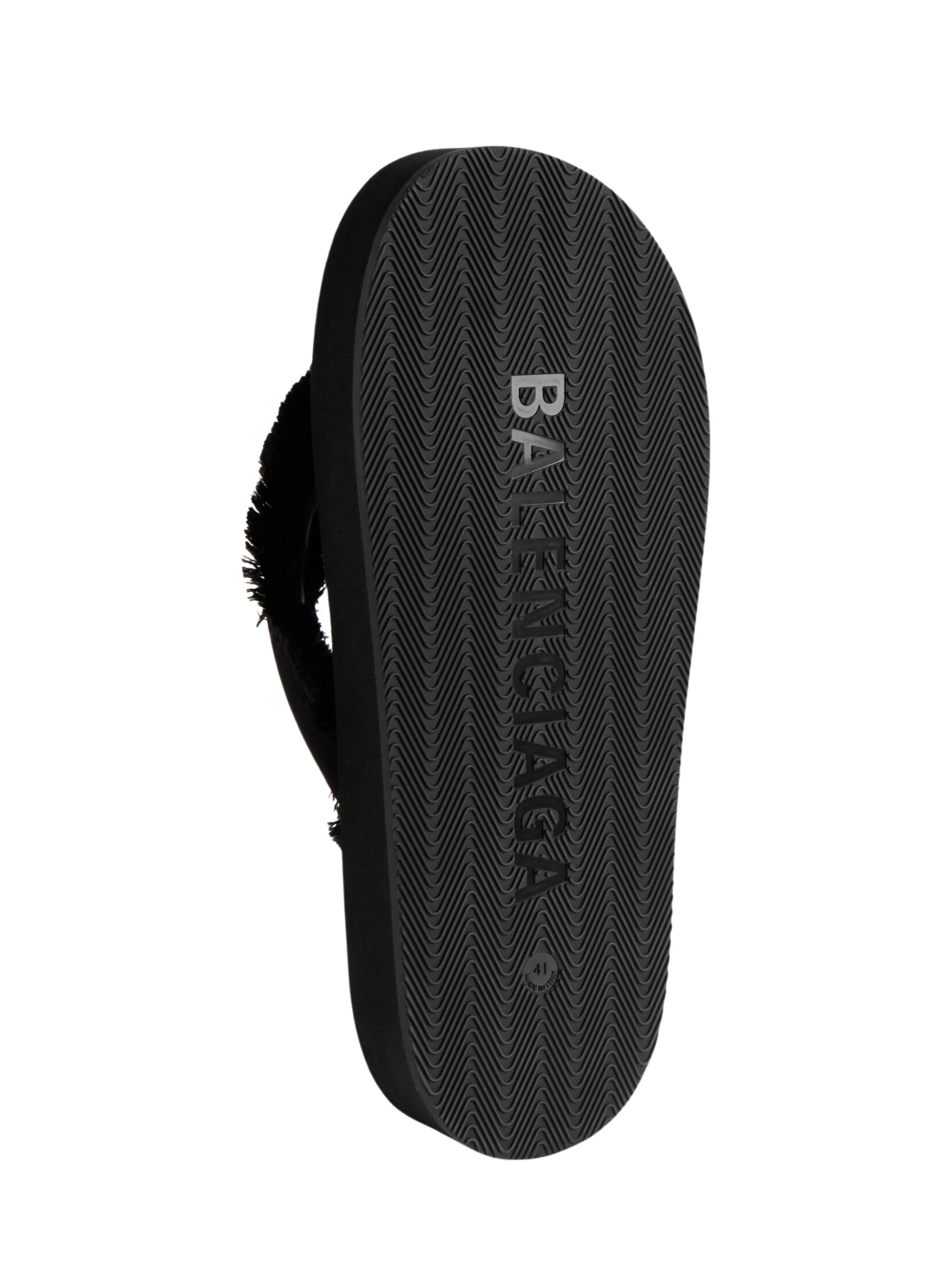 Balenciaga Fringed Strap Logo Embroidered Sandals for Women - Image 6