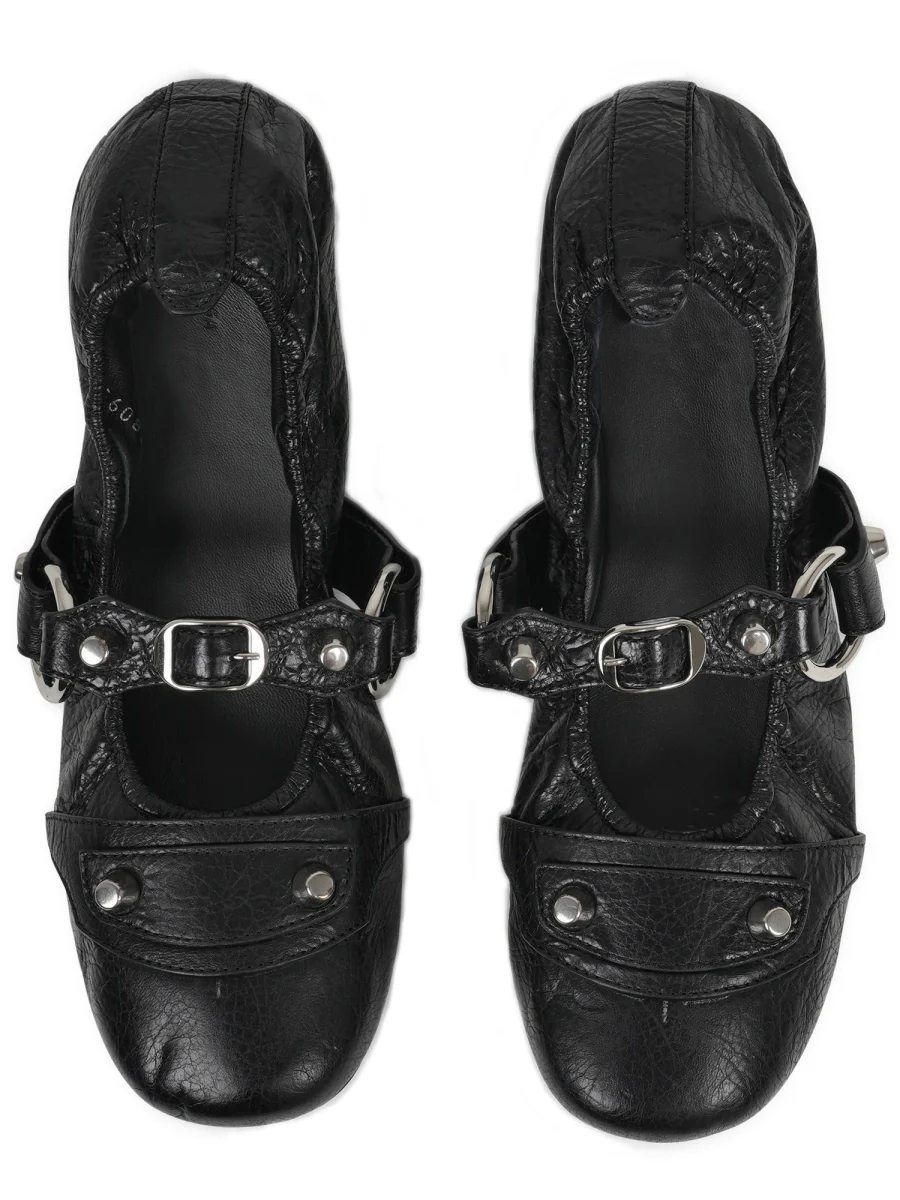 Balenciaga Lambskin Flats for Women - Image 5