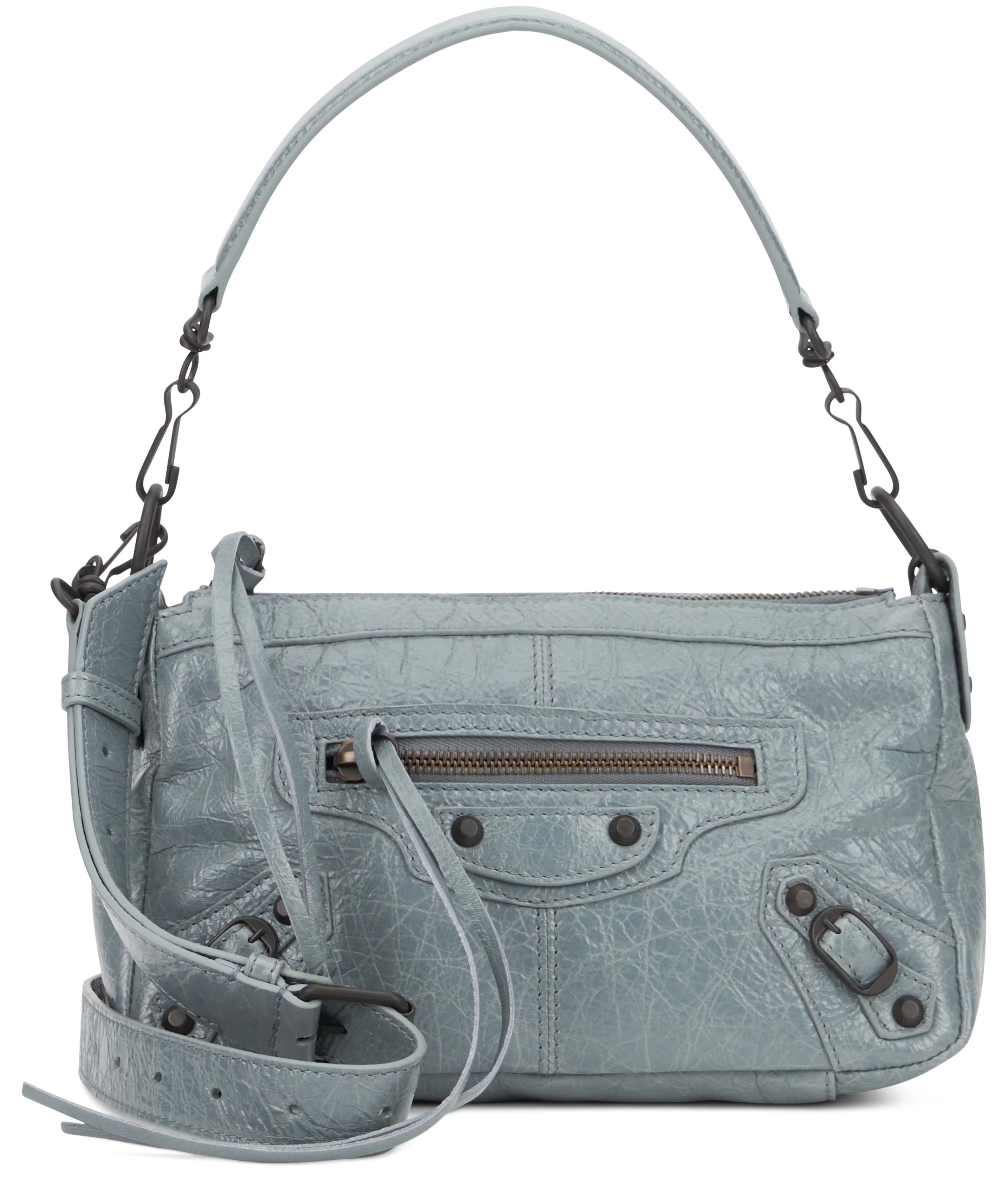 Balenciaga Le City Moto Mini Lambskin Shoulder Bag - Image 2