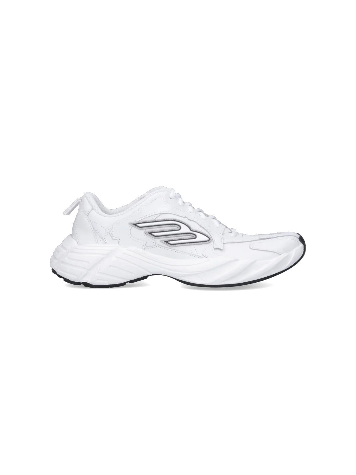 Balenciaga Men’s White Leather Sneakers