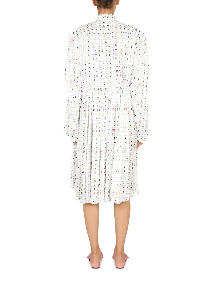BALENCIAGA Paper Crush Floral Dress - Image 7