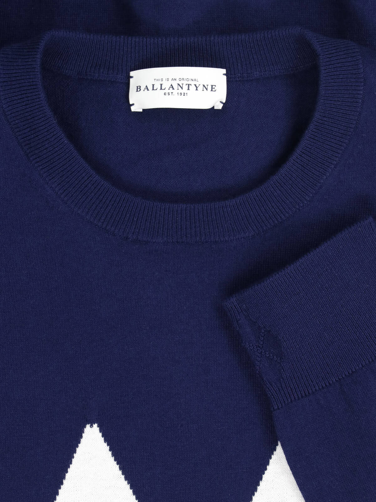 Ballantyne Men’s Textured Crewneck Sweater - Image 3