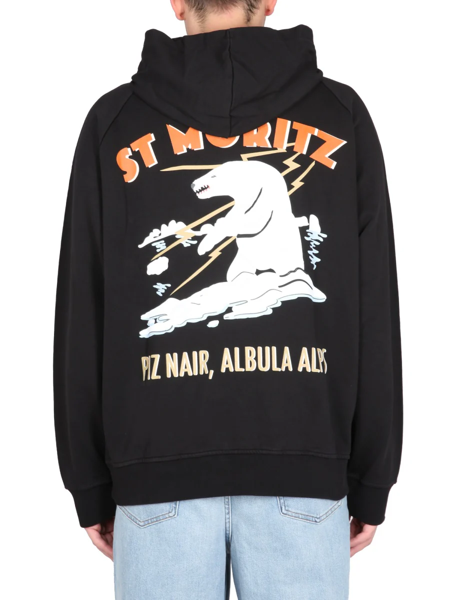 BALLY CURLING Curling Capsule Graphic Hoodie - Image 3