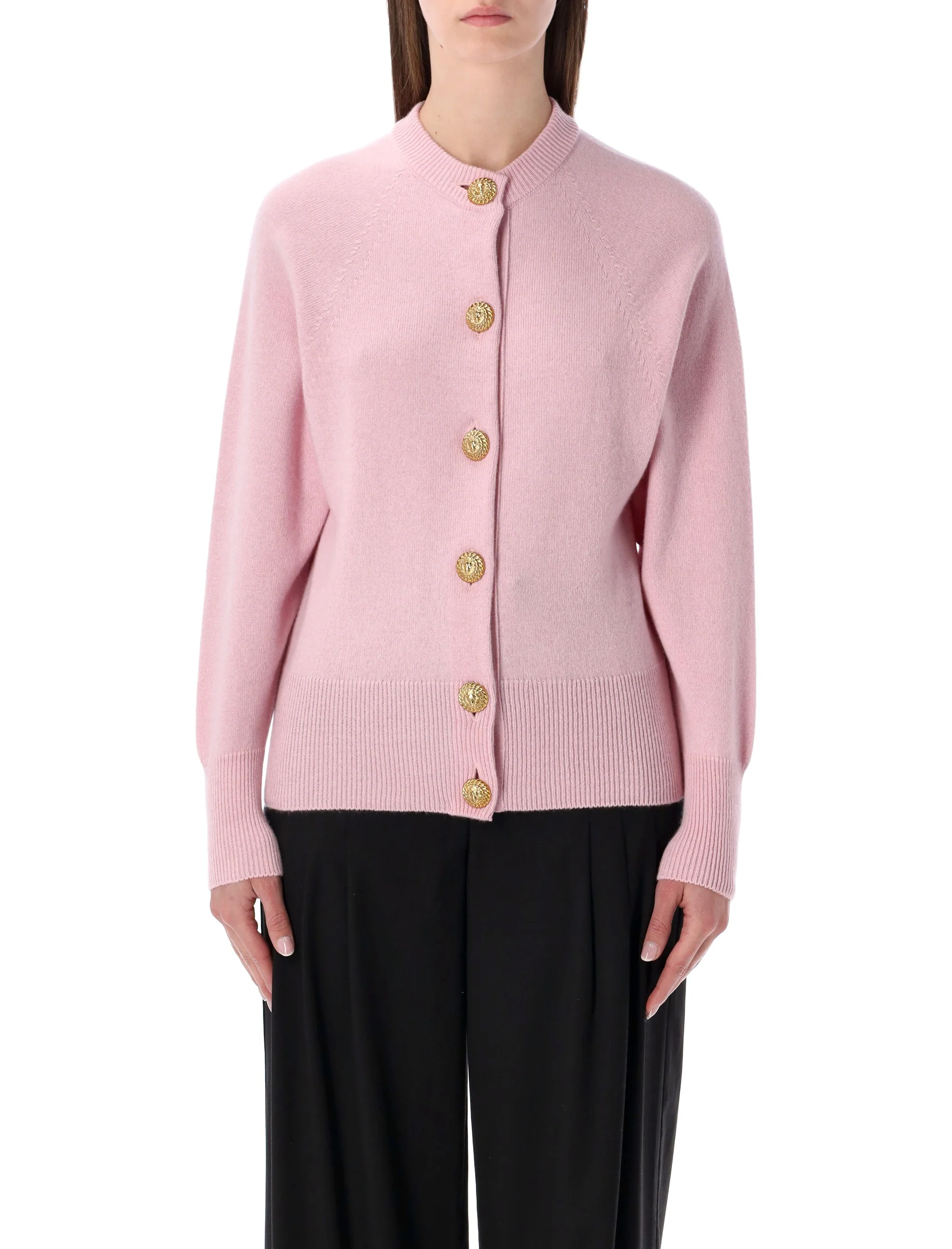 Balmain Eco-cashmere Buttoned Cardigan