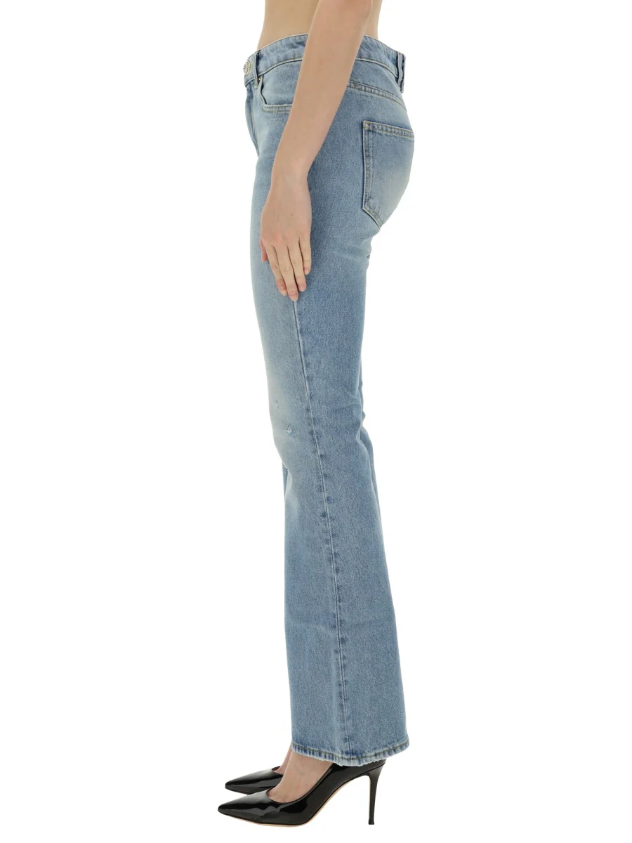 BALMAIN Flared Jeans with a Distressed Effect - Image 4