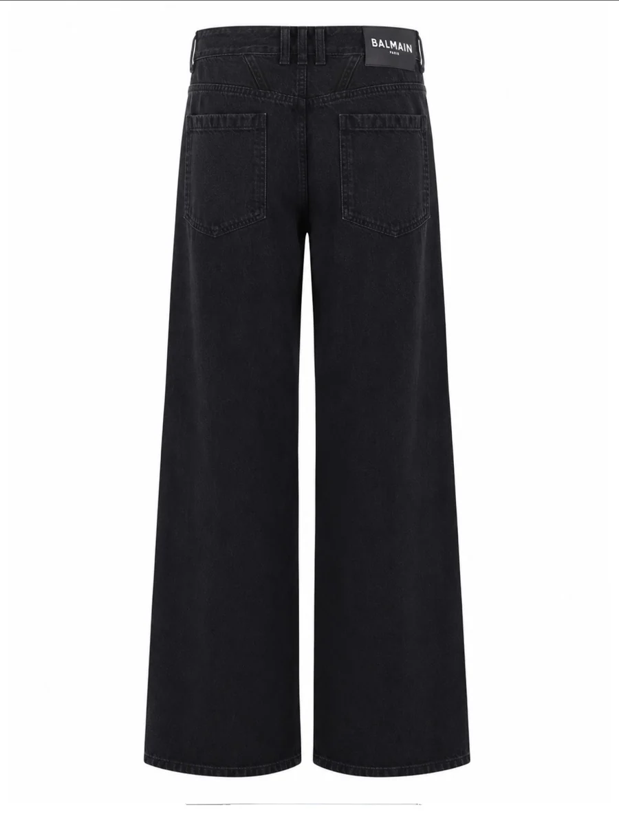 Balmain Men’s Sleek Straight-Leg Denim Jeans