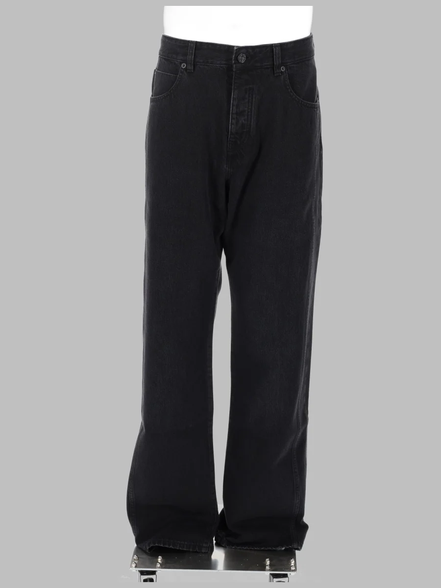Balmain Men’s Sleek Straight-Leg Denim Jeans - Image 3