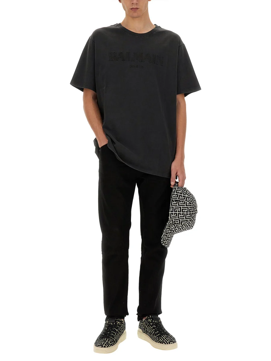 Balmain Oversized Logo T-Shirt - Image 2