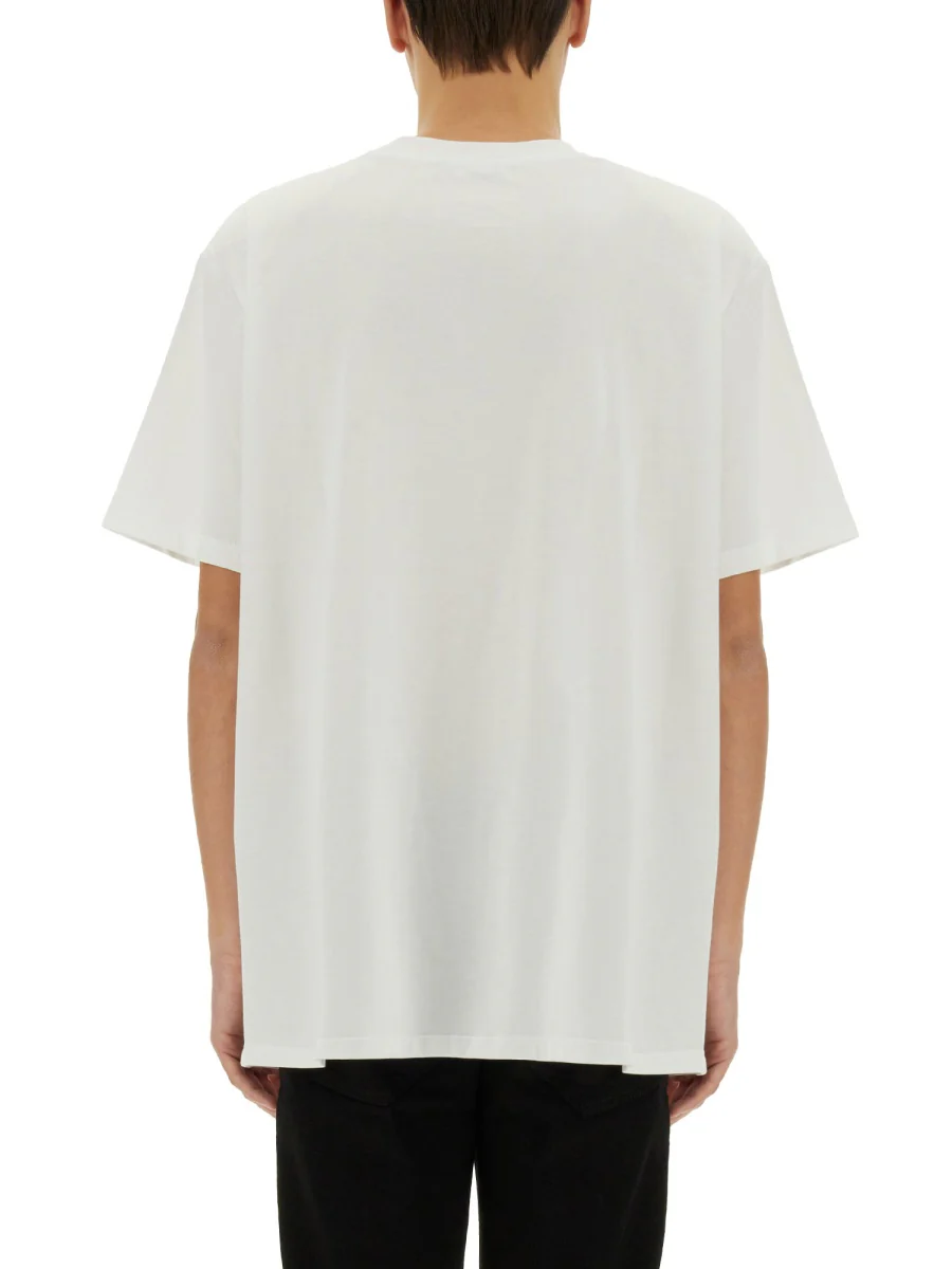 BALMAIN Printed Organic Cotton Jersey T-Shirt - Image 3