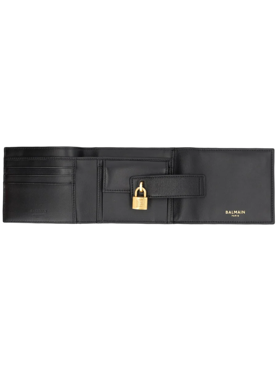 BALMAIN Pulse Trifold Lambskin Wallet - Image 3