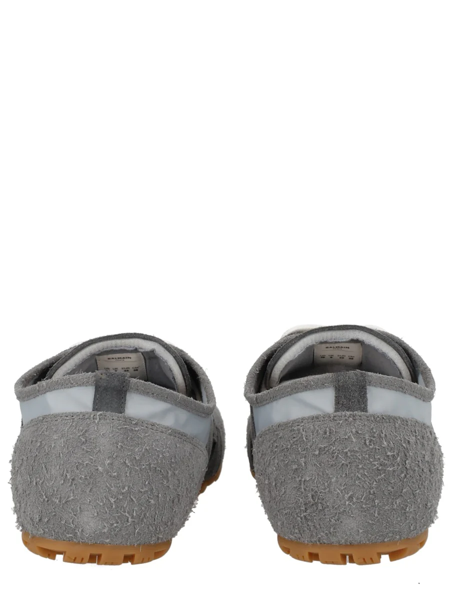 BALMAIN Racer 45 Trainers in Suede and Nylon - Image 4