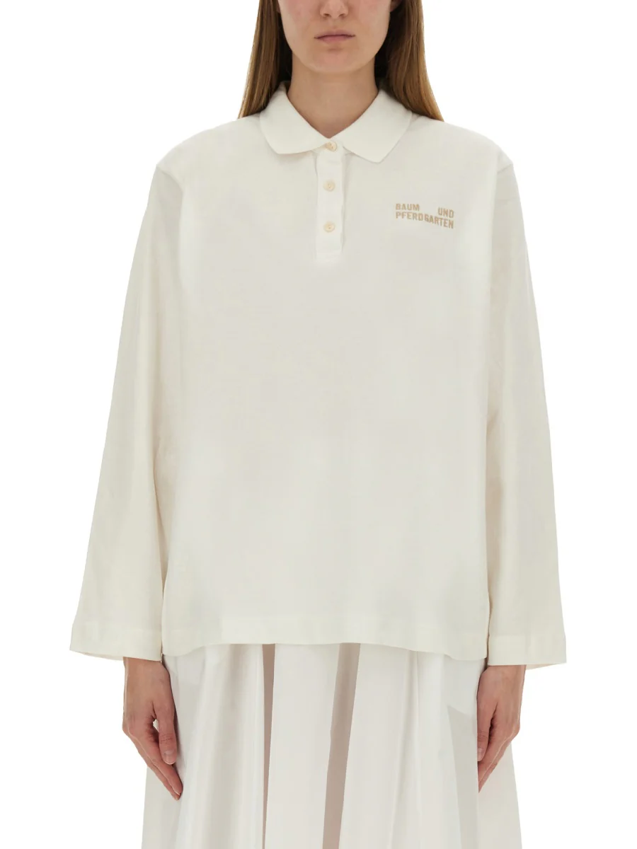Baum Und Pferdgarten Loose Fit Women's Polo Shirt - Image 5