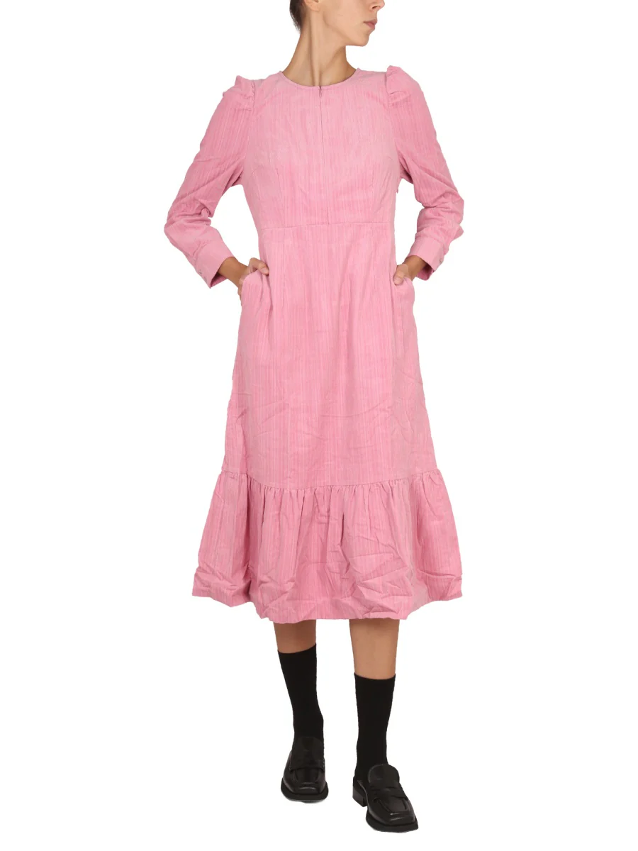 Baum Und Pferdgarten MIDI DRESS WITH NECKLACE AND FRONT ZIPPER - Image 2