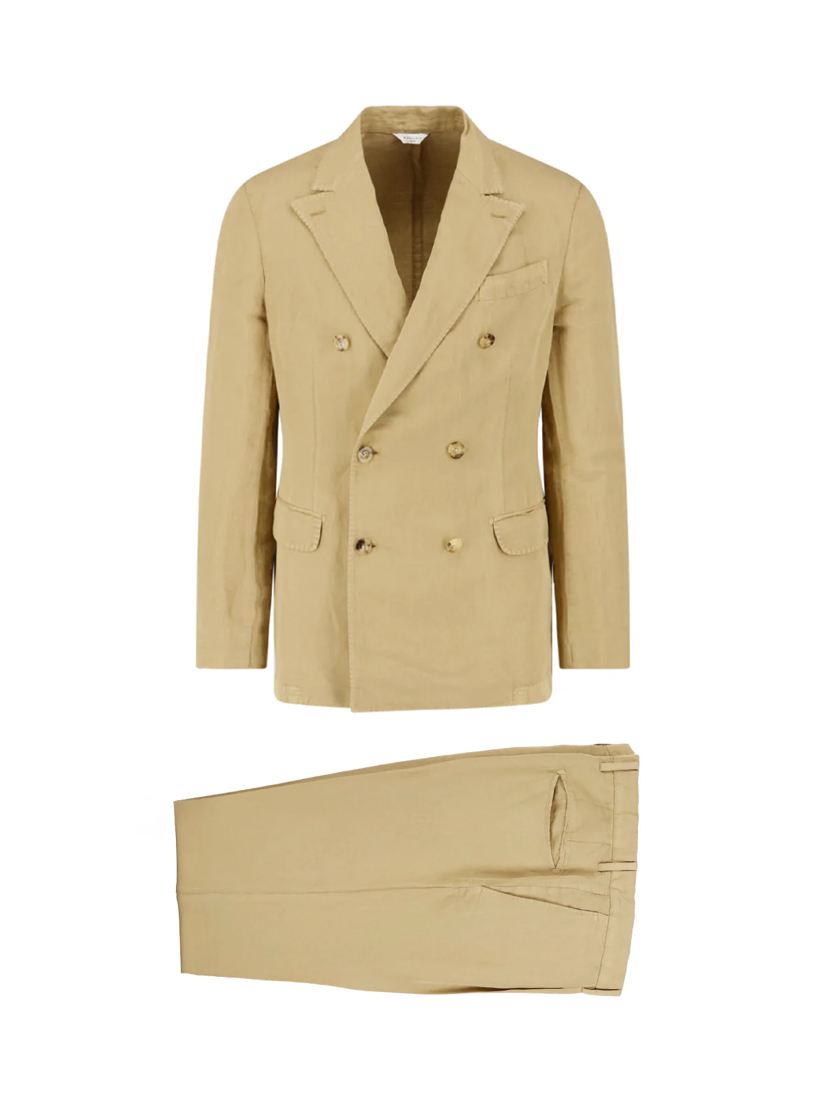 Boglioli Men's Linen-Cotton Dress with Light, Natural Texture