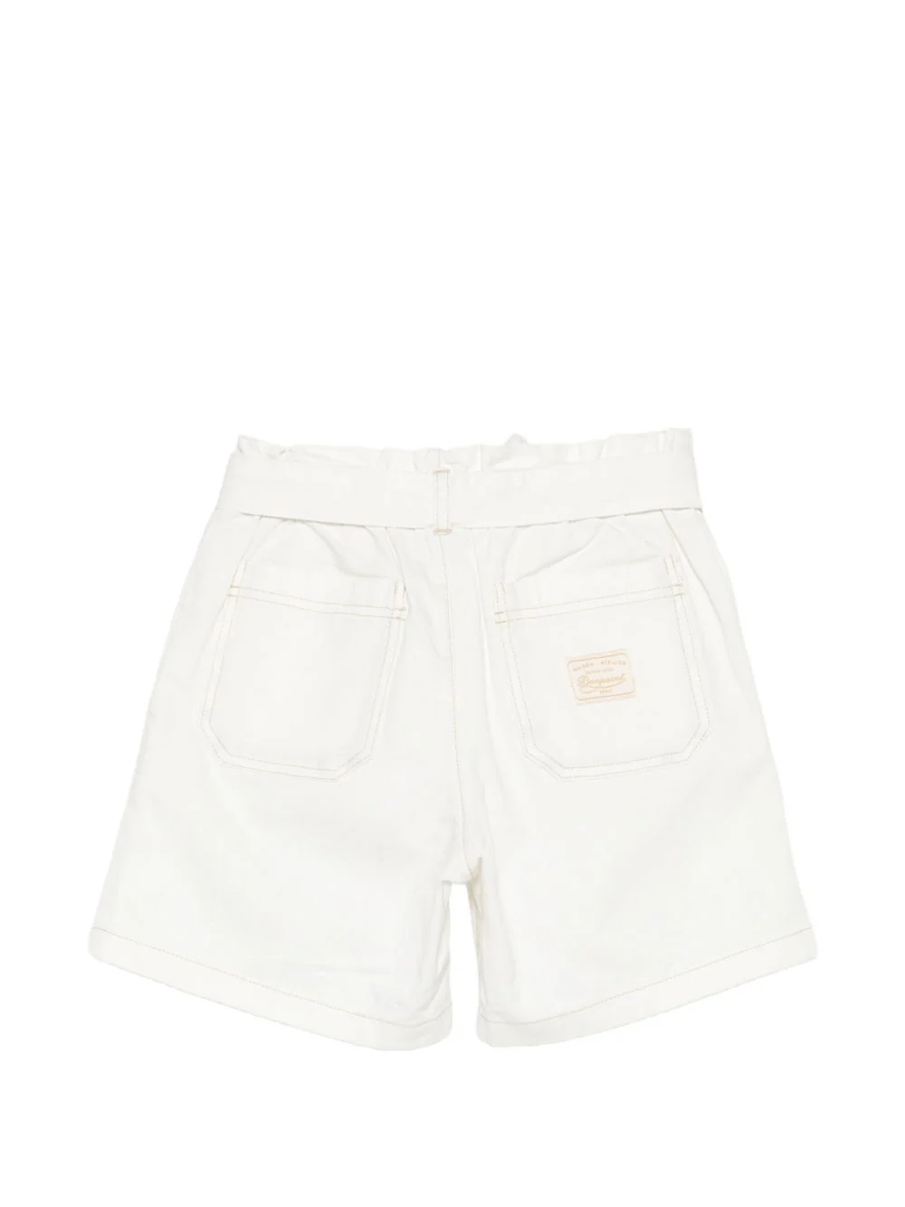 Bonpoint Girls' Back Patch Pocket Drawstring Waist Mini Shorts - Image 3