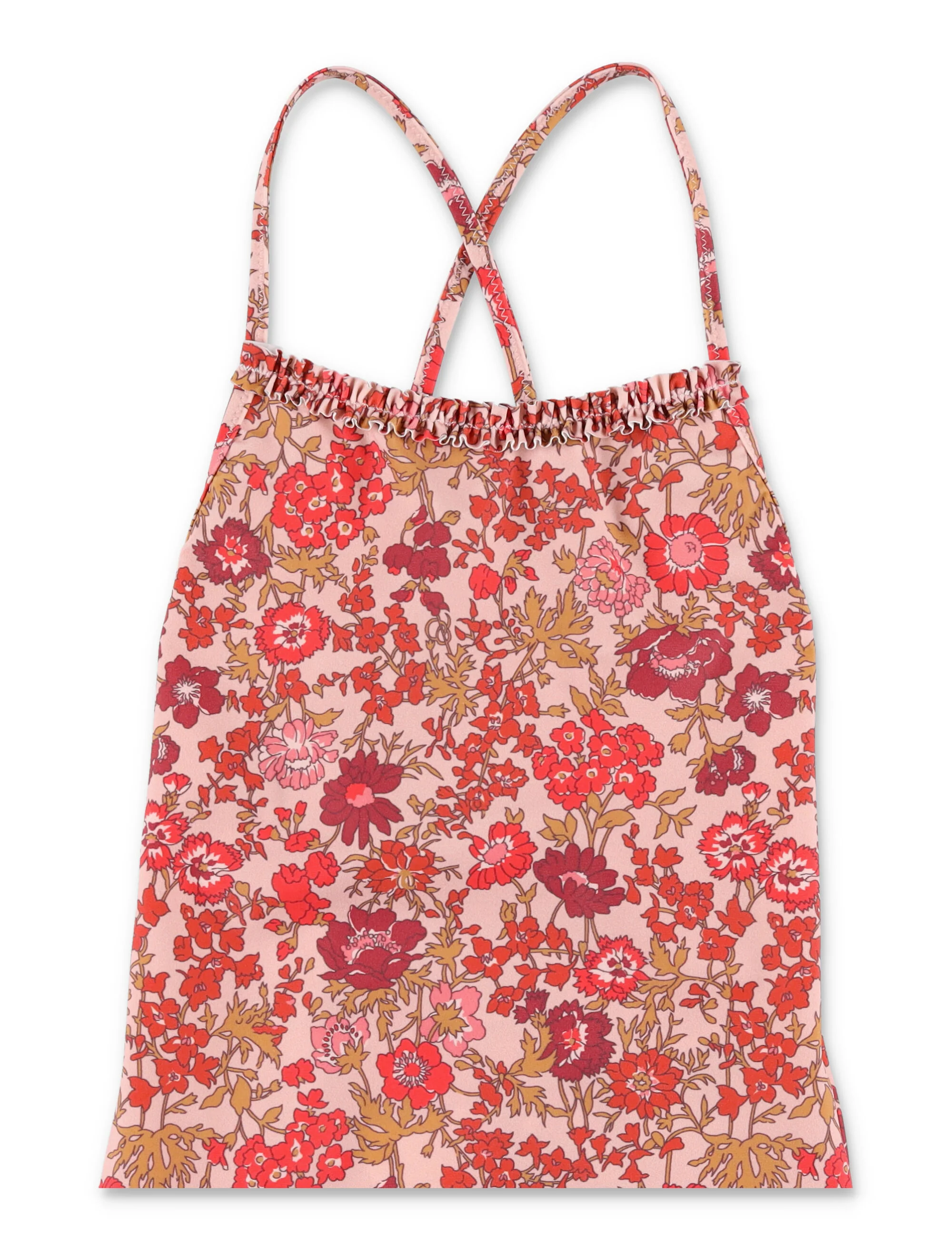 Bonpoint Mini Floral Ruffle One-Piece Swimsuit - Image 2