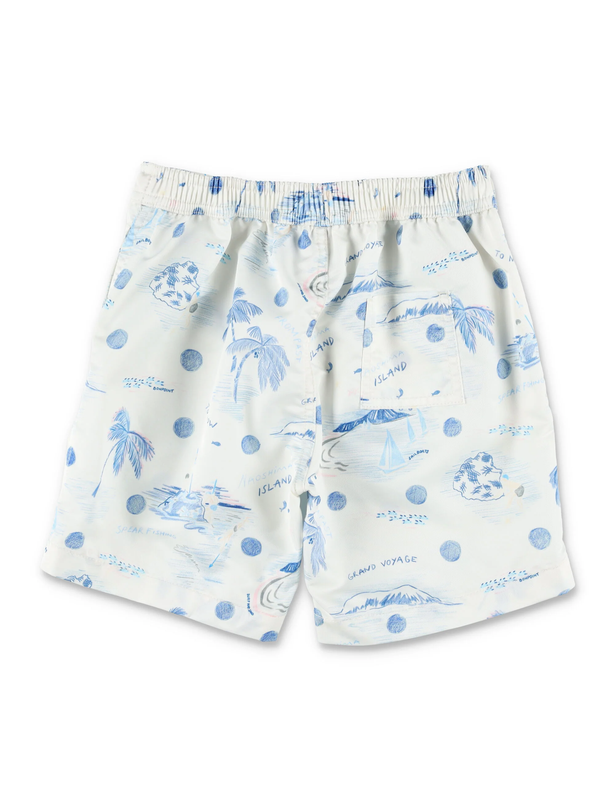 Bonpoint Travel-Inspired Swim Shorts for Boys - Image 3
