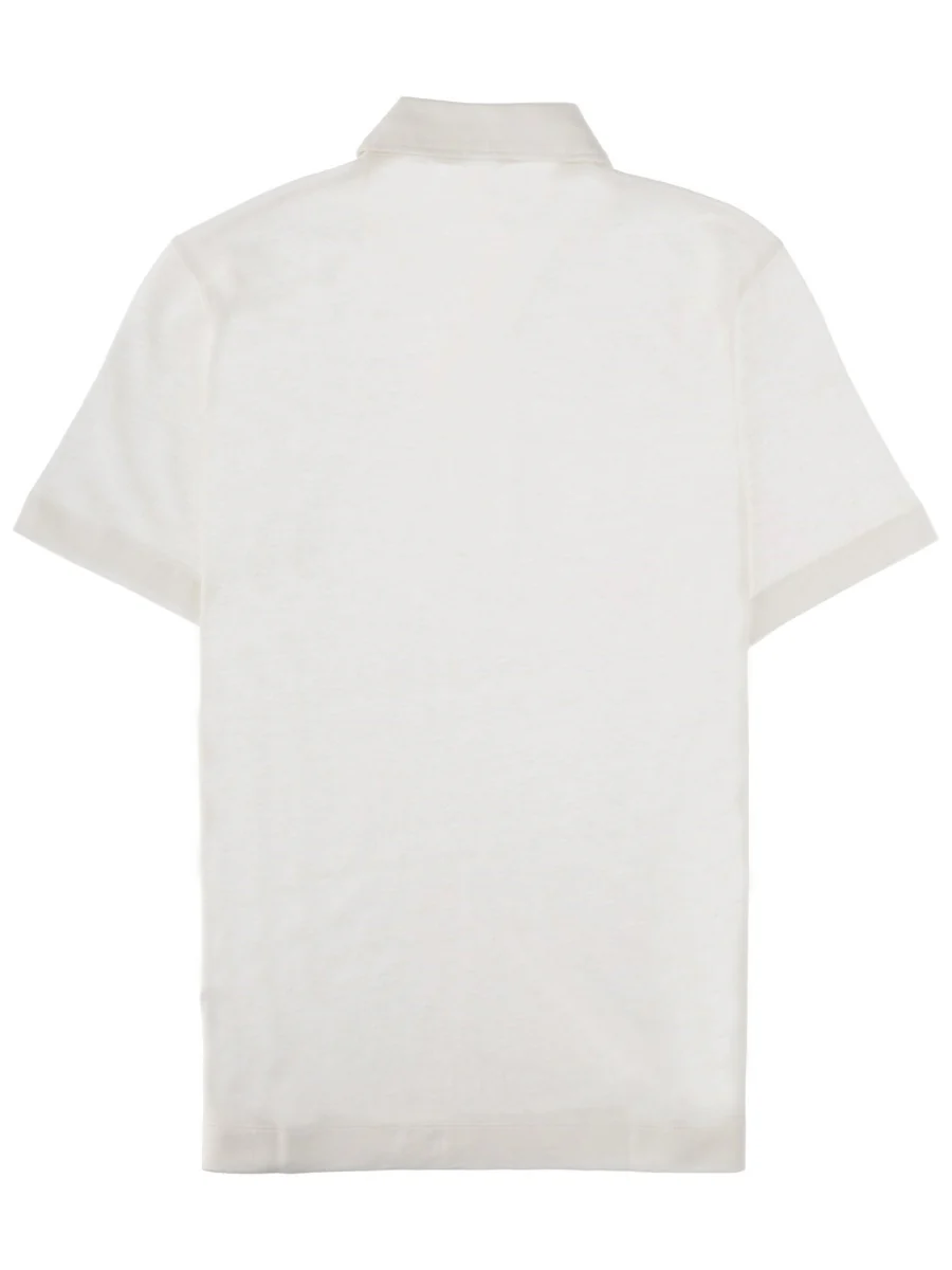 Boss Classic Linen Blend Polo Shirt - Image 2