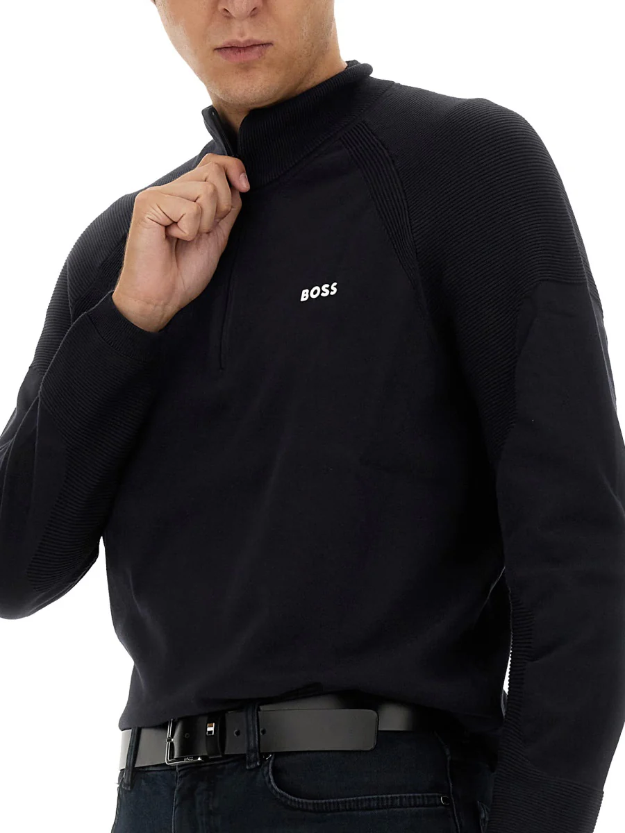 Boss Classic Logo Sweatshirt - Regular Fit - Image 4