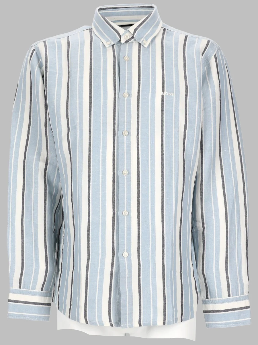 Boss Men's Summer Linen Blend Shirt
