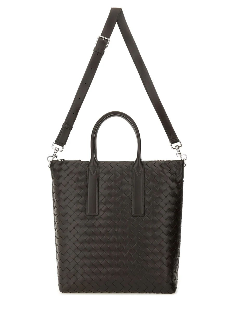 BOTTEGA VENETA Intrecciato Zipped North-South Tote - Image 6