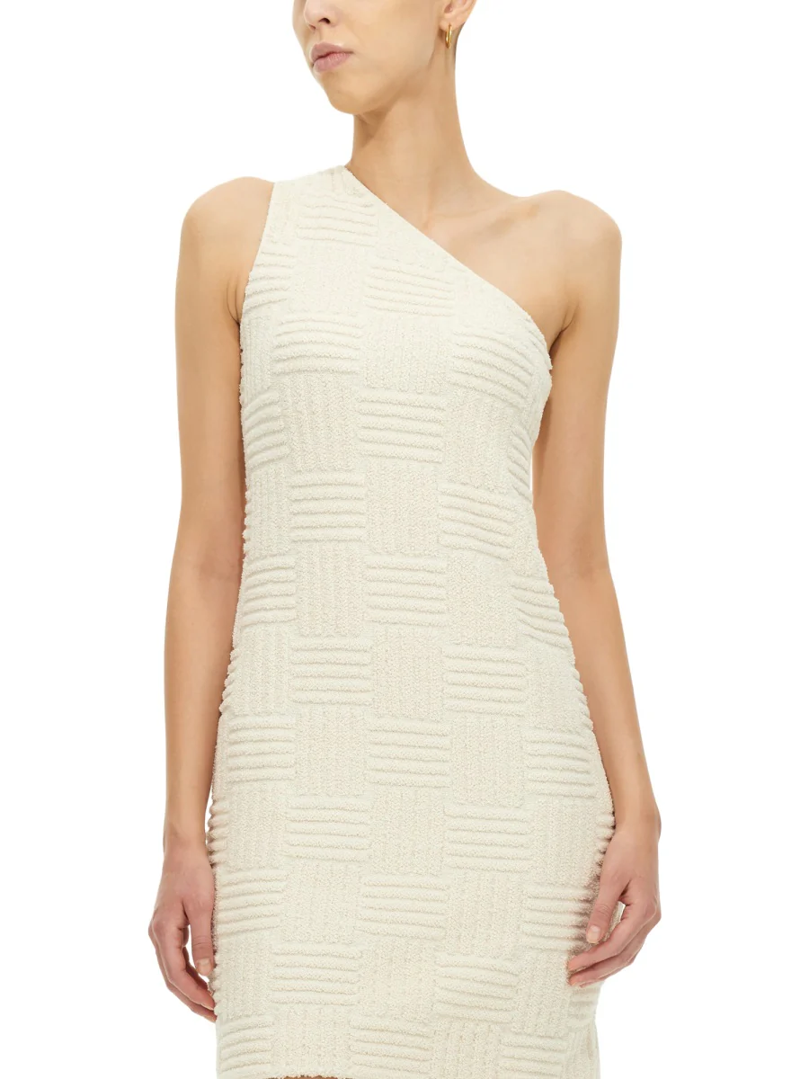 BOTTEGA VENETA Jacquard Woven Pattern Terry Dress - Image 4