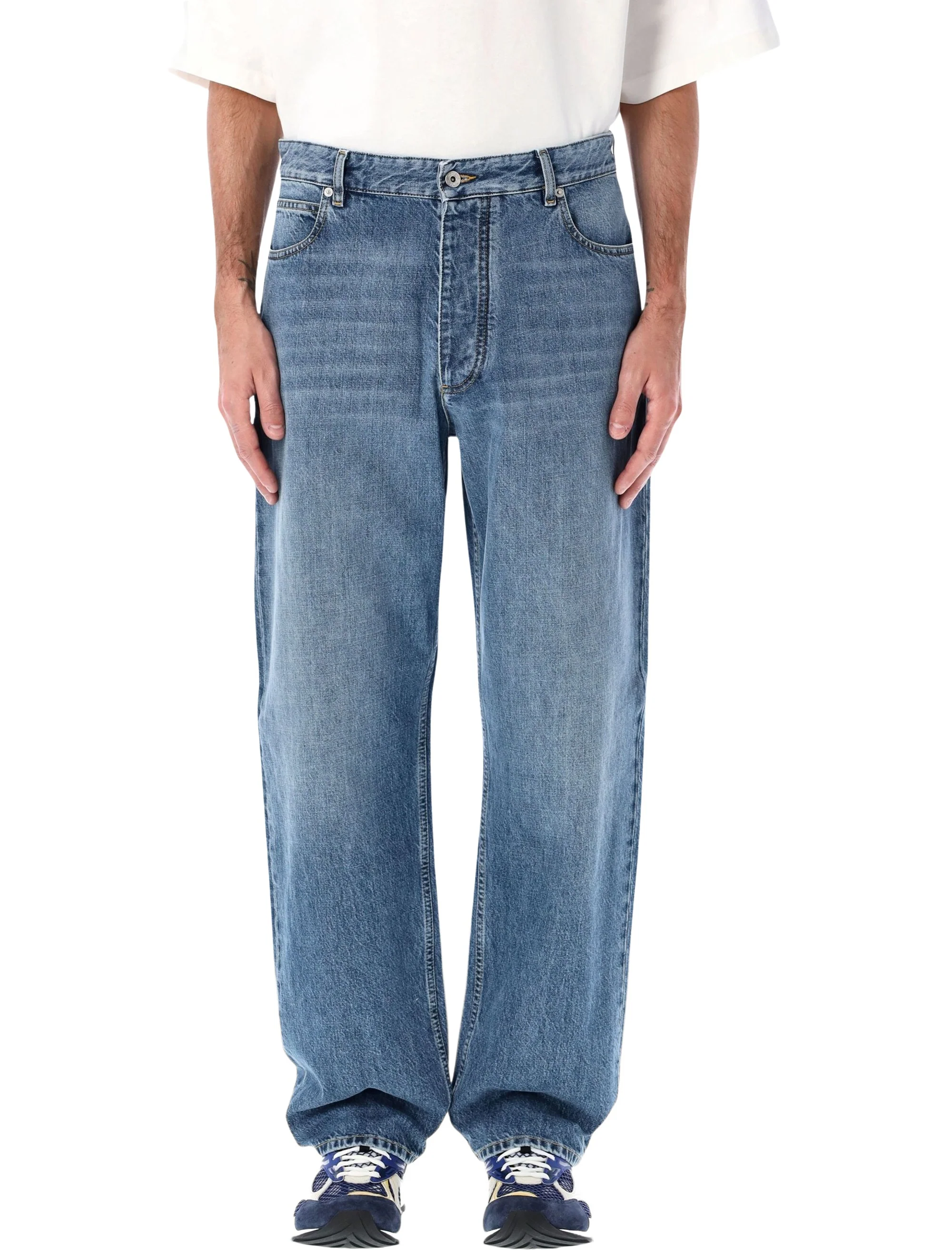 Bottega Veneta Relaxed Fit Cotton Jeans - Size 50 - Image 4