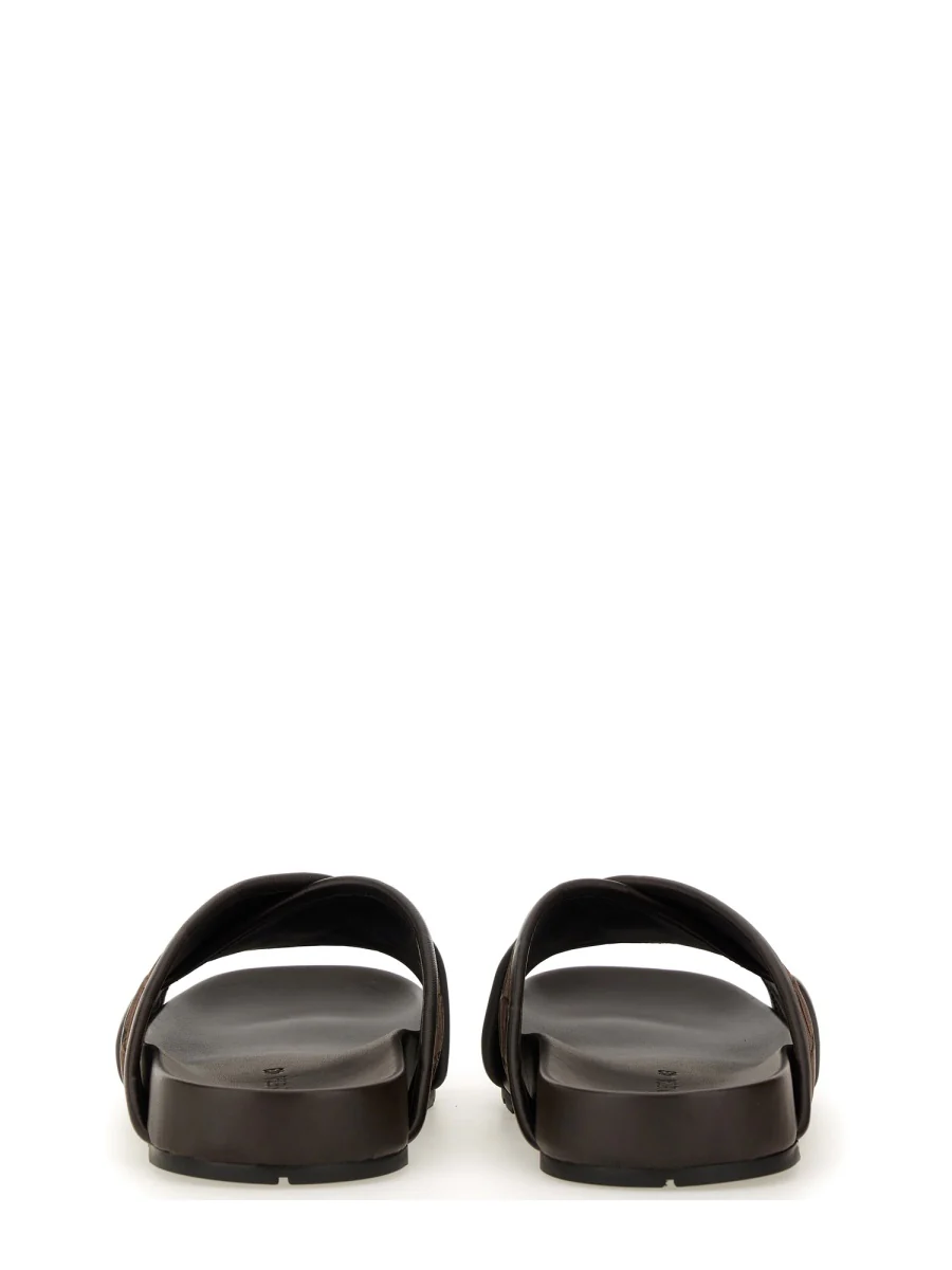 BOTTEGA VENETA Suede Leather Tarik Criss Cross Sandal - Image 3