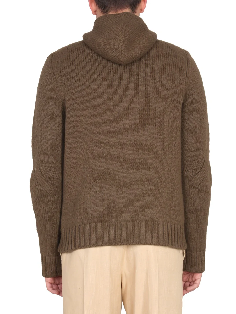 BOTTEGA VENETA Textured Jersey with Hood - Image 3