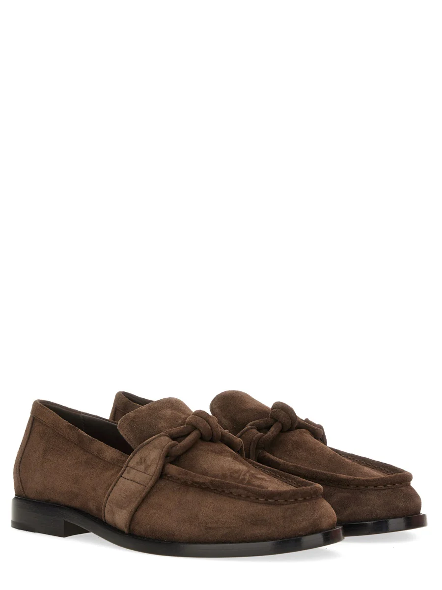 BOTTEGA VENETA Women's Astaire Loafer Leather Knot Detail - Image 7