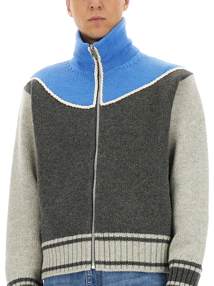 BOTTEGA VENETA Wool Cardigan with Zip - Image 4