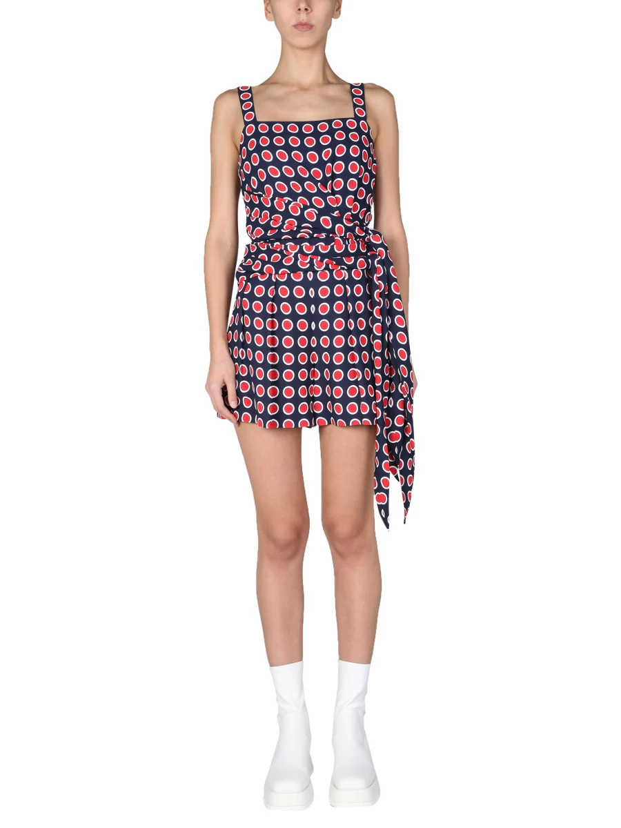 Boutique Moschino Women's Eyelet Detail Top with Side Zip