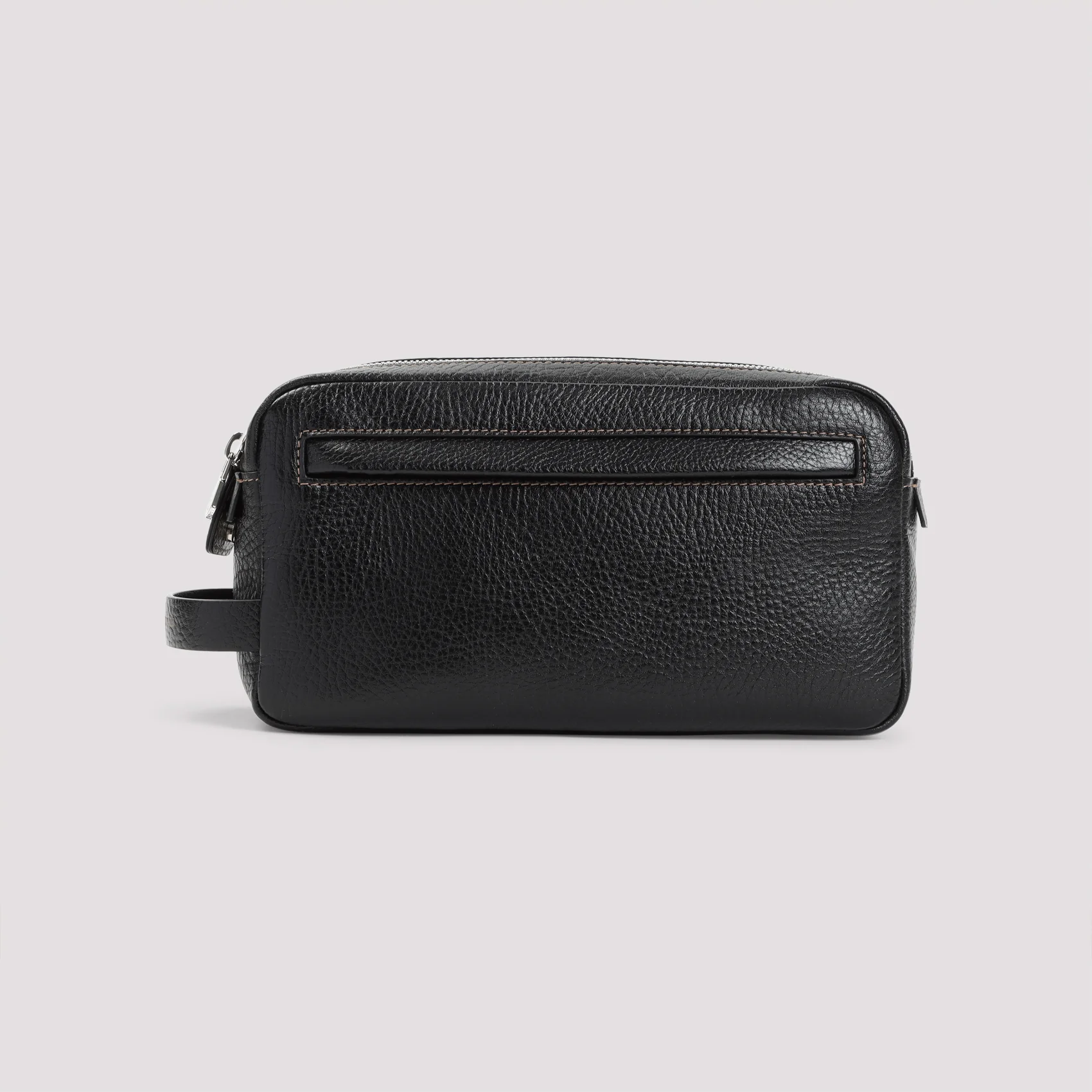 Brunello Cucinelli Leather Mini Beauty Case (W24cm x H13cm x D11cm) - Image 3