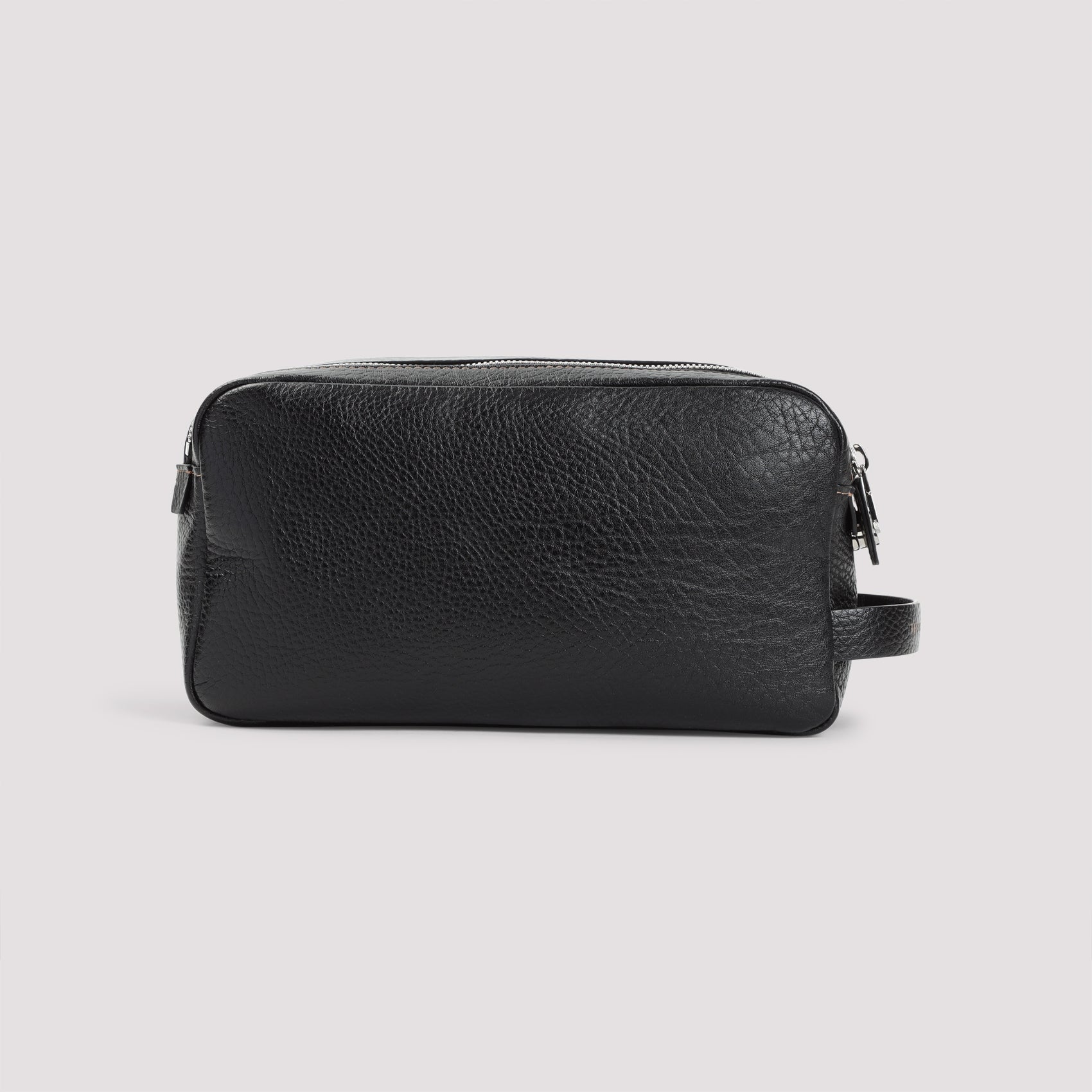 Brunello Cucinelli Leather Mini Beauty Case (W24cm x H13cm x D11cm) - Image 4