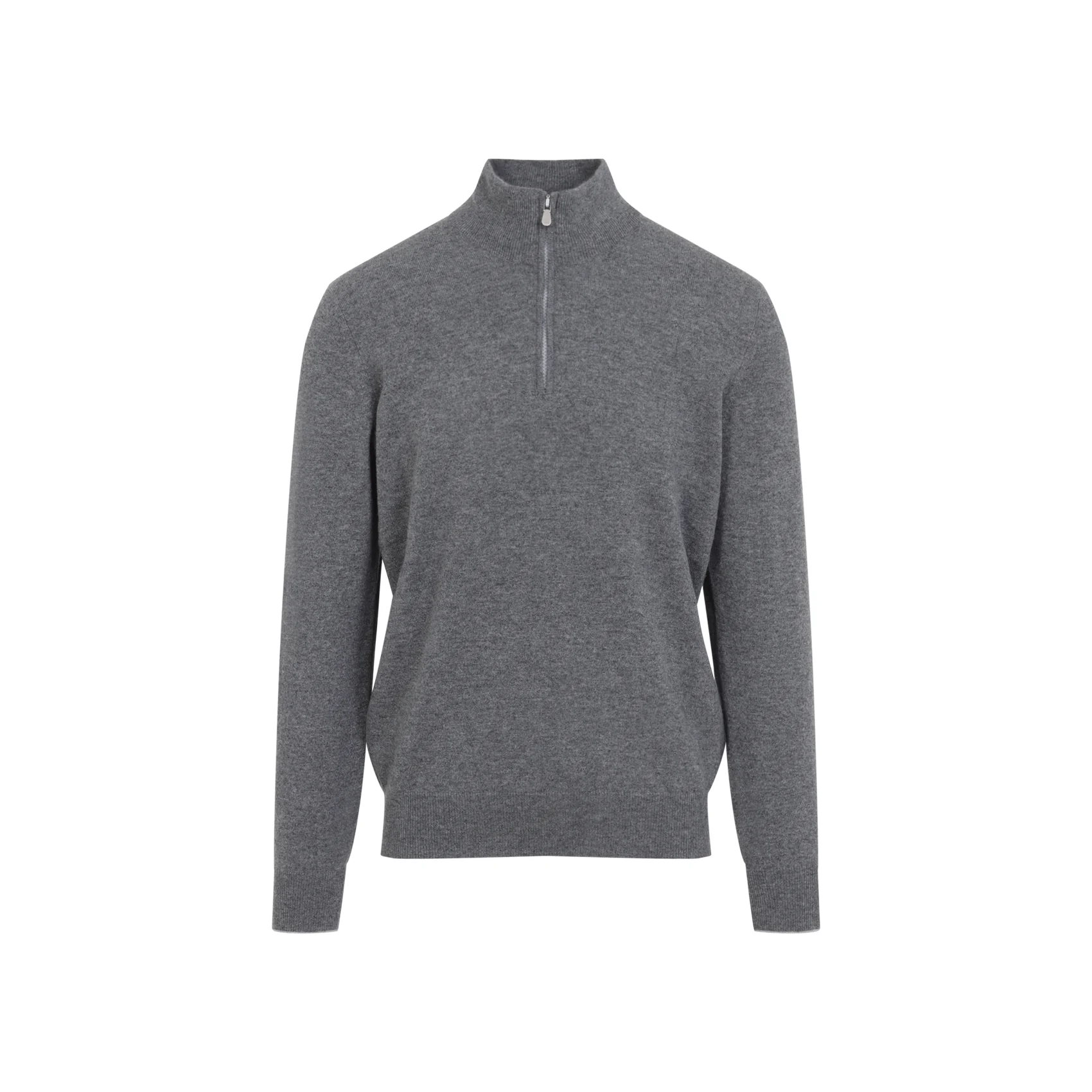 Brunello Cucinelli Men’s Cashmere Half-Zip Pullover Sweater - Image 2